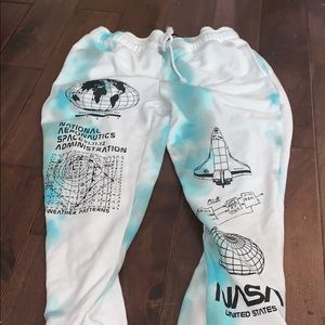 neon riot sweatpants